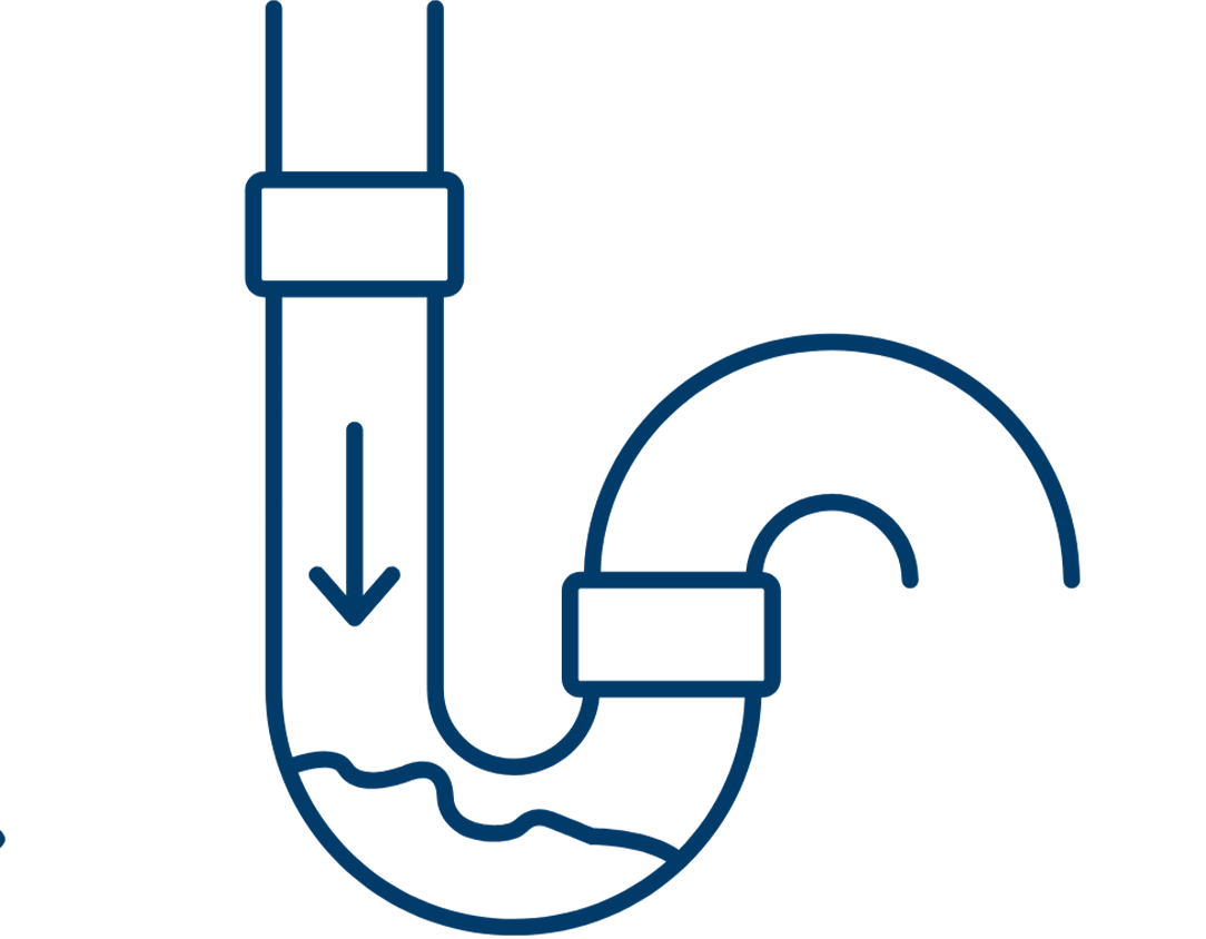 Icon for drainage.
